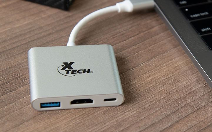 Adaptador Multipuerto USB-C 3 en 1 (HDMI 4K, USB 3.0 y Carga USB-C) — imagen 2