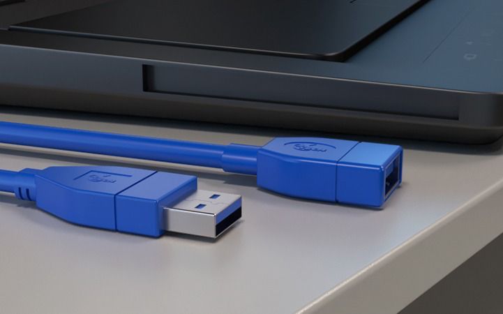 Cable Extensión USB 3.0 USB-A Macho a Hembra 1.8 Mts — imagen 3