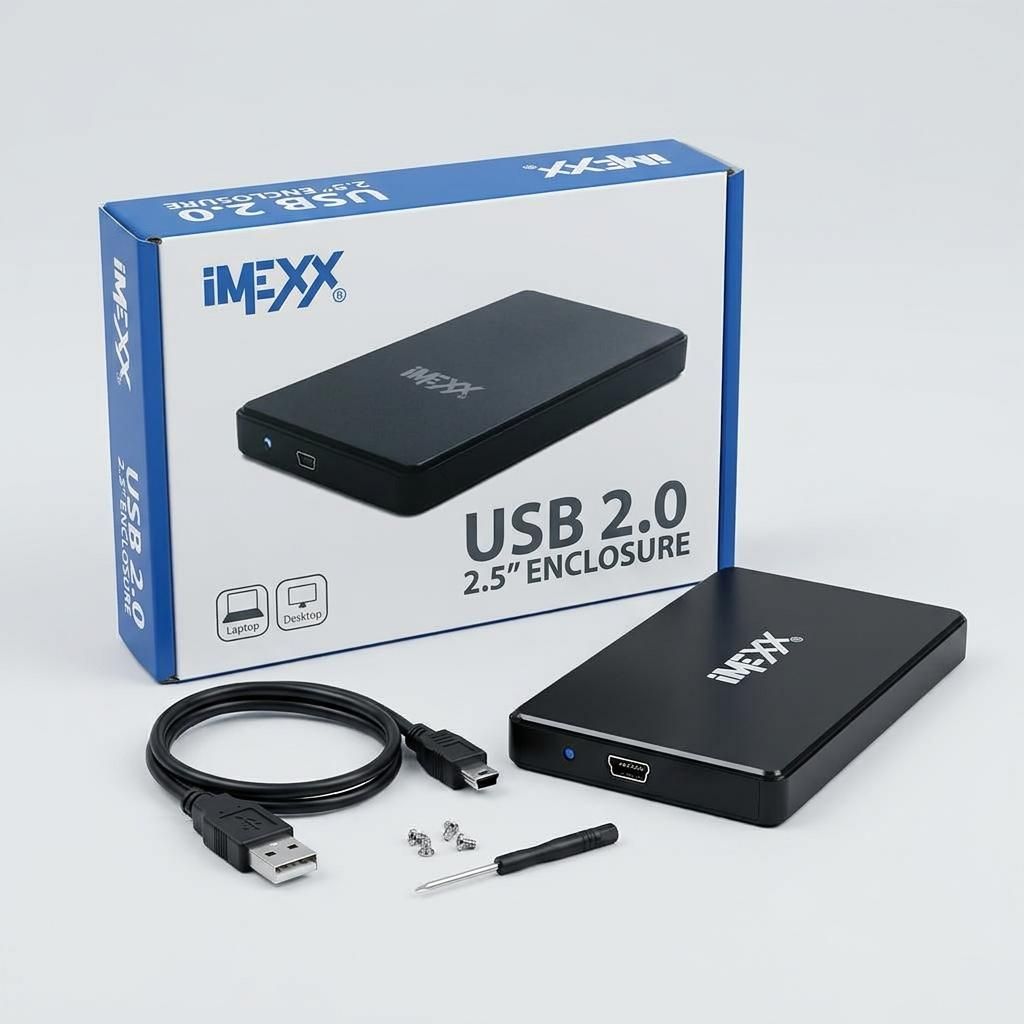 Enclosure Imexx para Disco Duro 2.5" USB 2.0