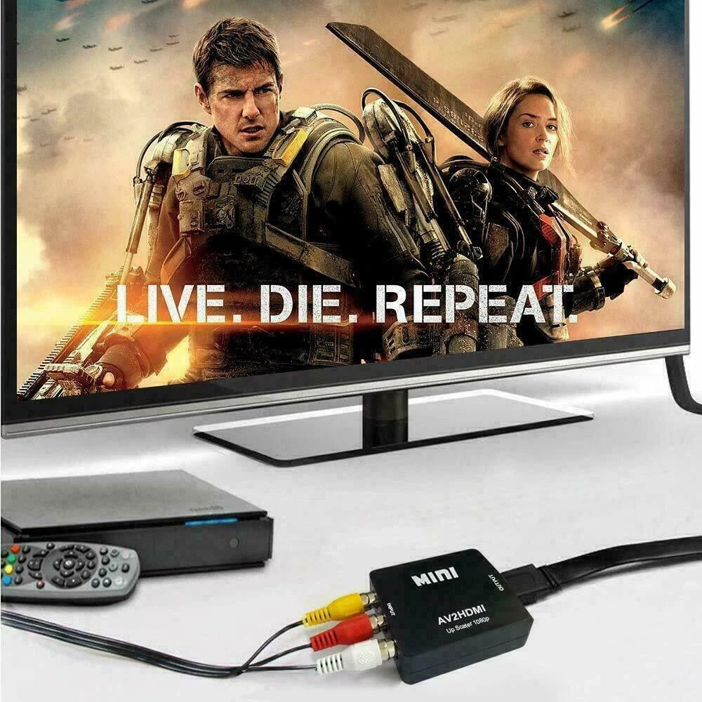 Adaptador RCA AV a HDMI HD, adaptador de video — imagen 7