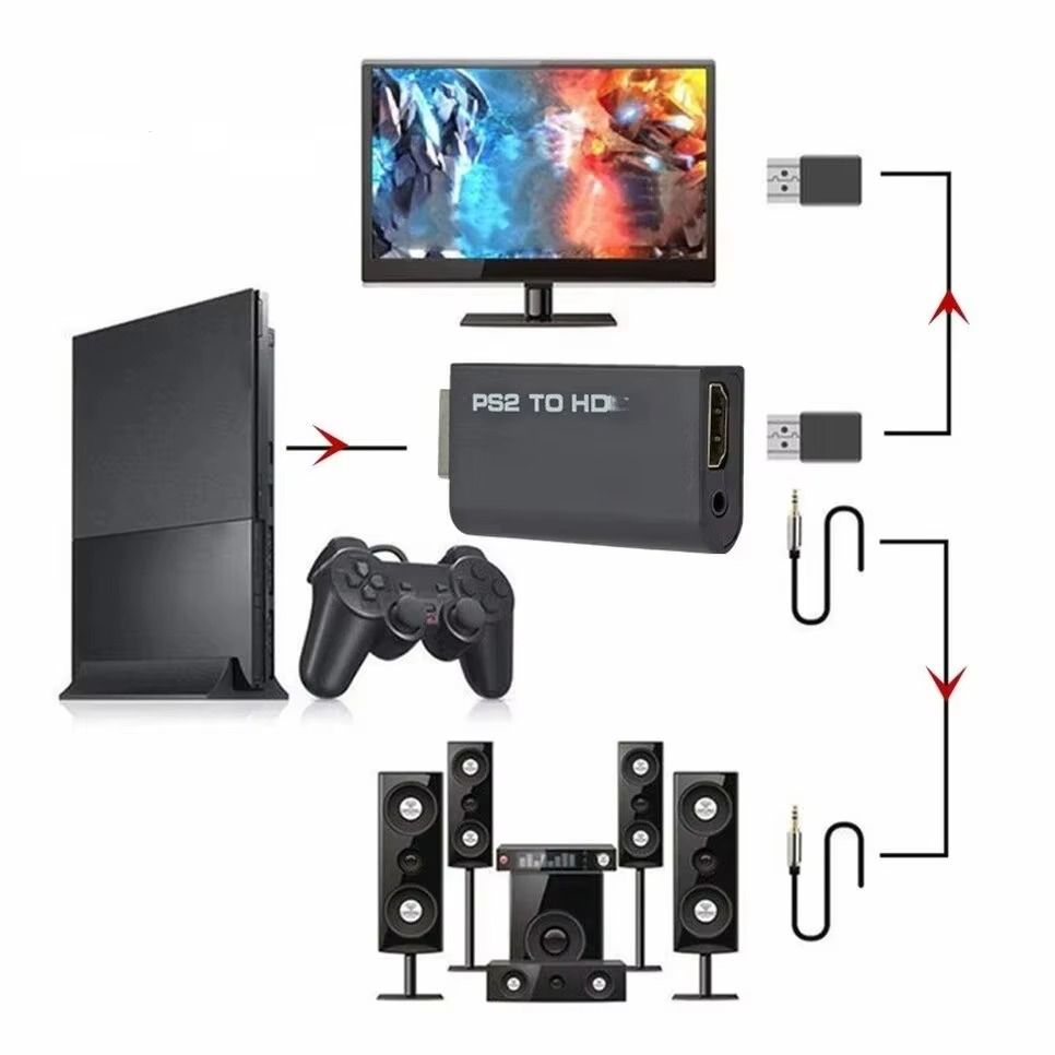 Adaptador Playstation 2 a HDMI, Audio y vídeo jack 3,5mm — imagen 5