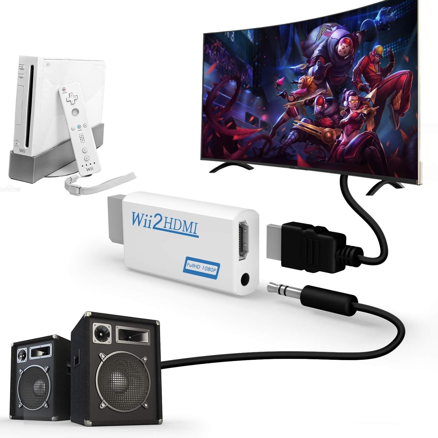 Adaptador de Wii a HDMI y 3.5mm — imagen 3
