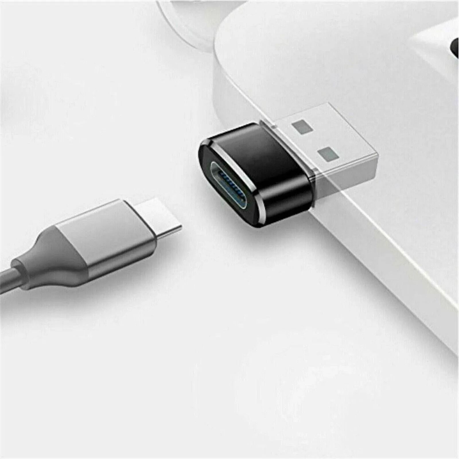 Adaptador convertidor OTG USB-C hembra a USB-A macho 3.0 — imagen 3