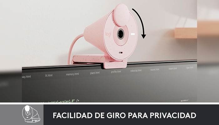Cámara Web Logitech Brio 300 FHD 1080P 30 fps 2MP — imagen 6
