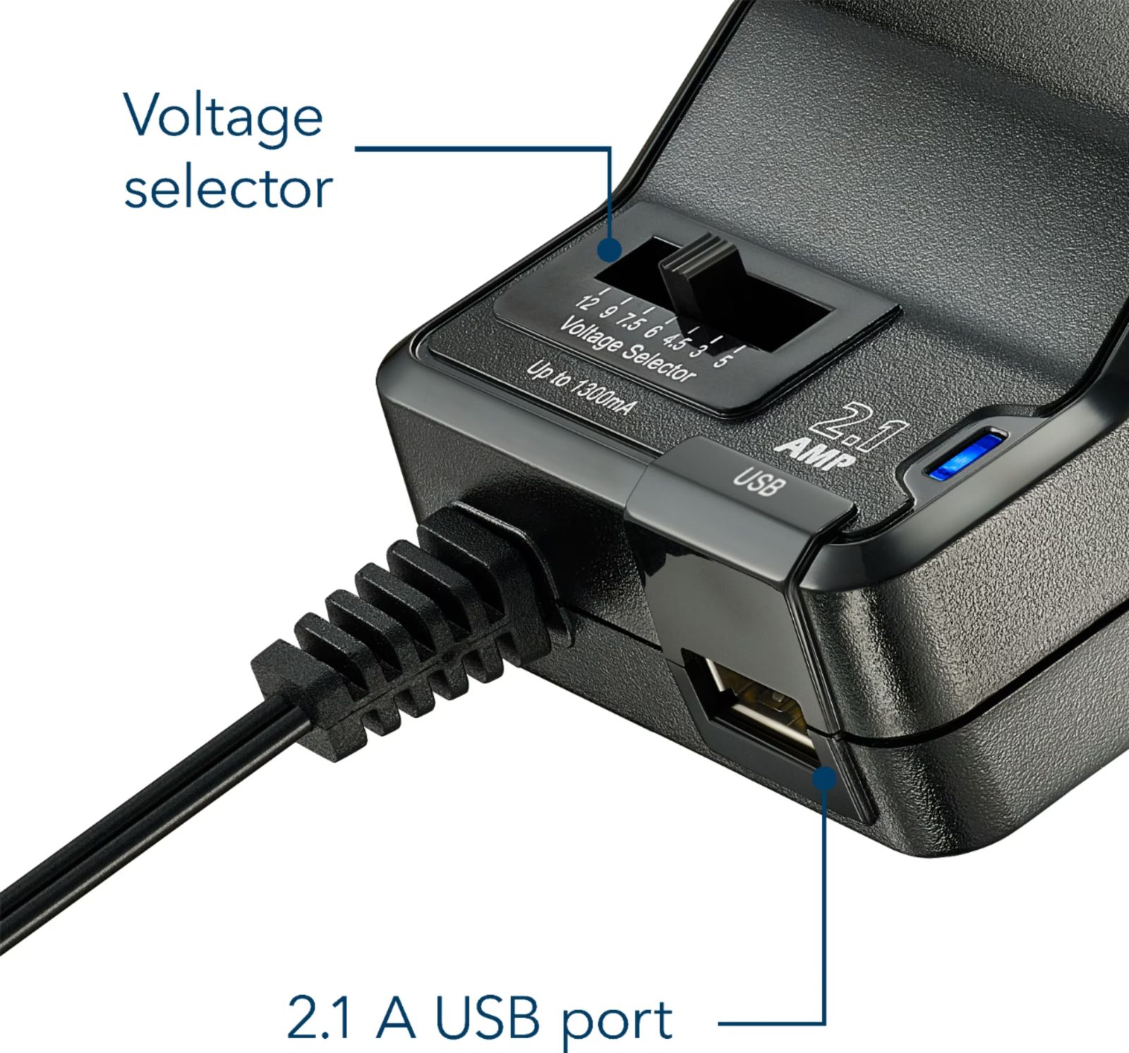 Cargador corriente alterna universal Insignia de 15.6 W, 3 V, 4.5 V, 5 V, 6 V, 7.5 V, 9 V, 12 V — imagen 4