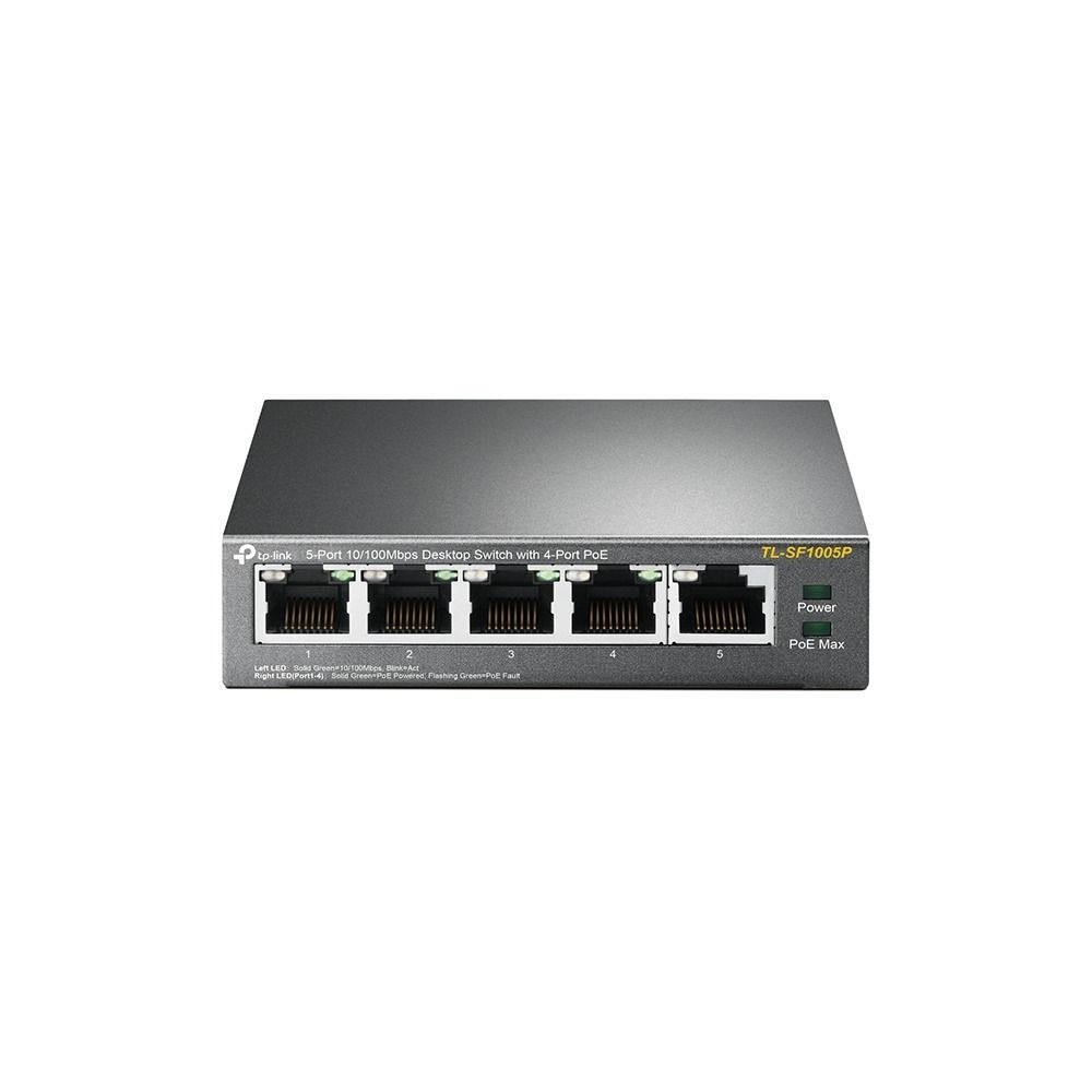 Switch Tp-link 5 puertos 10/100Mbps Desktop PoE+ Switch — imagen 2