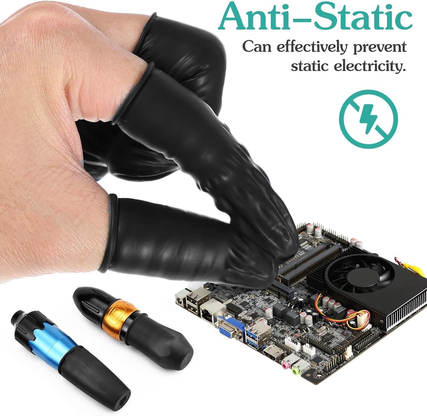 Dedales Antiestáticos ESD de Látex — imagen 3
