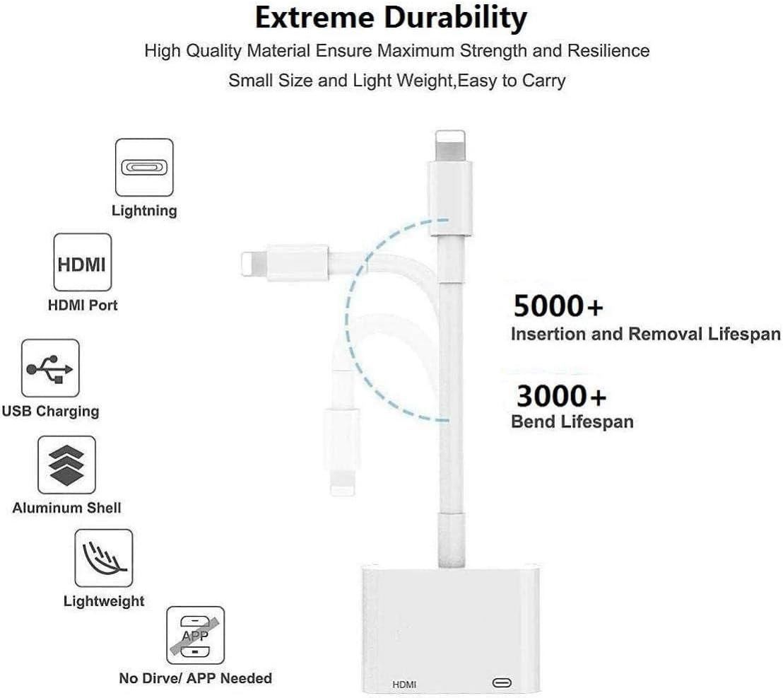 Adaptado Lightning a HDMI para iPhone a TV — imagen 3