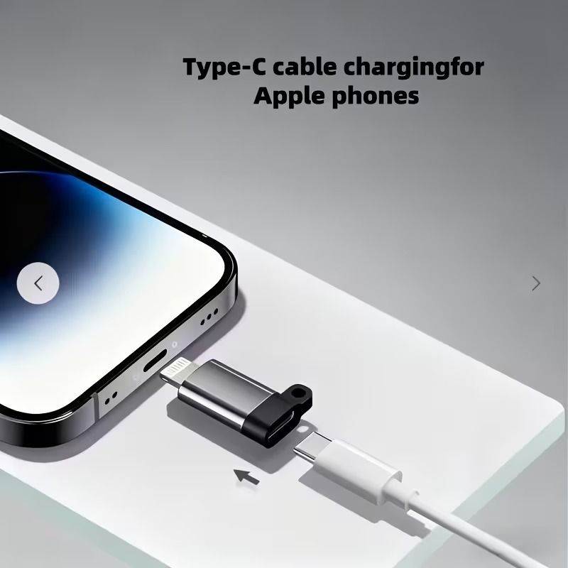 Adaptador USB C a Lightning, Convertidor de Carga y Transferencia de Datos — imagen 3