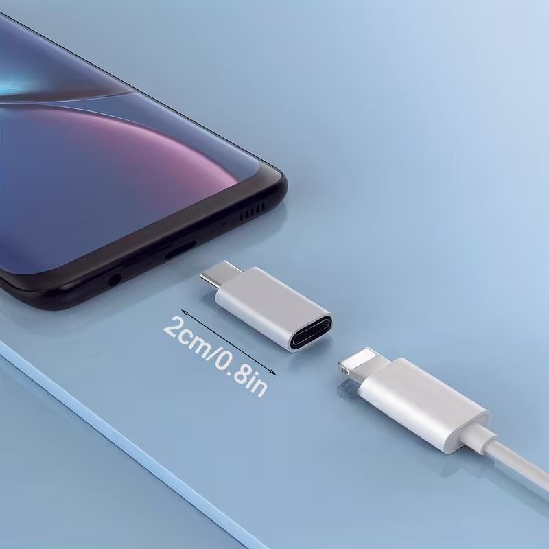 Adaptador Lightning a USB C, Convertidor de Carga y Transferencia de Datos — imagen 3