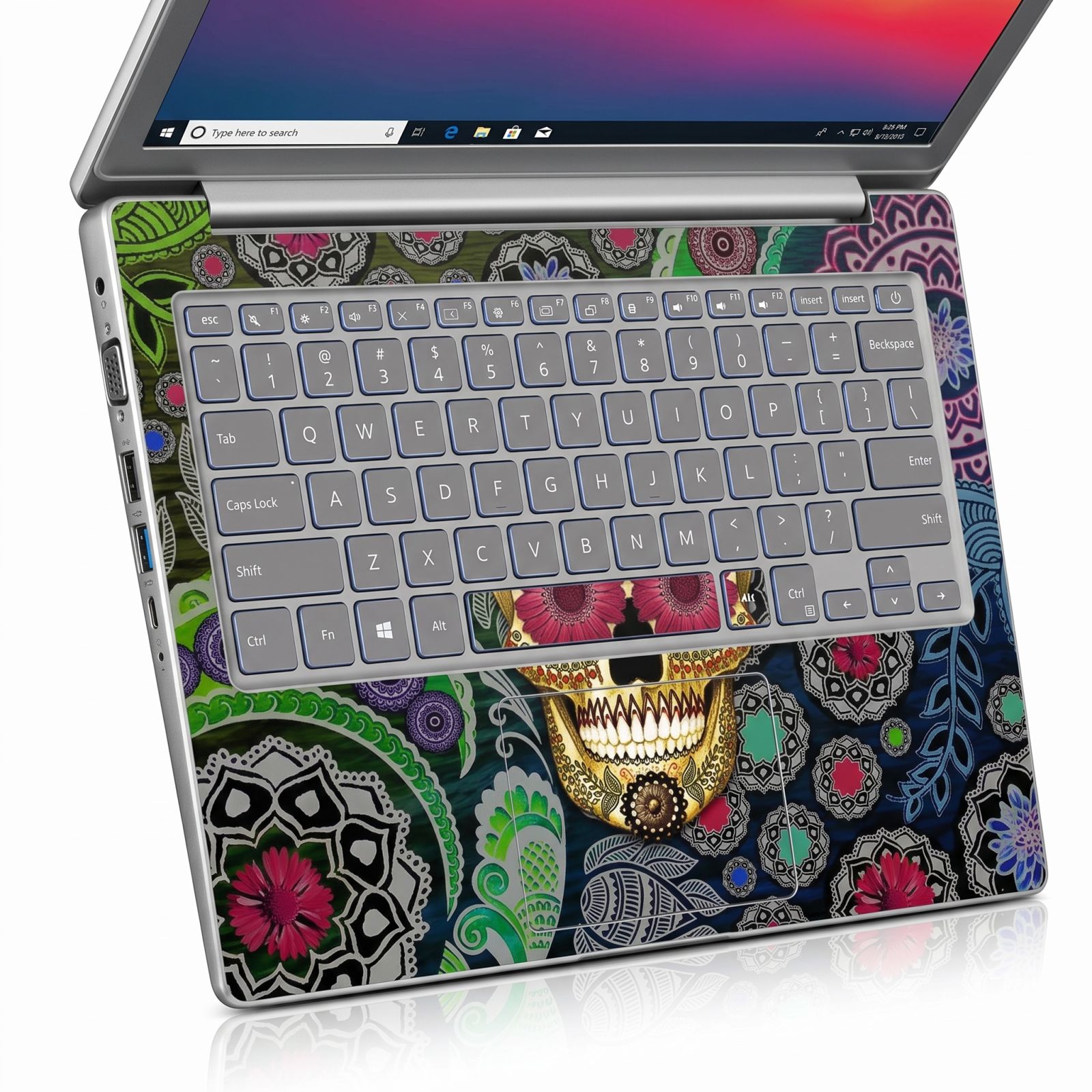 Skins diseño Calavera de Paisley — imagen 2
