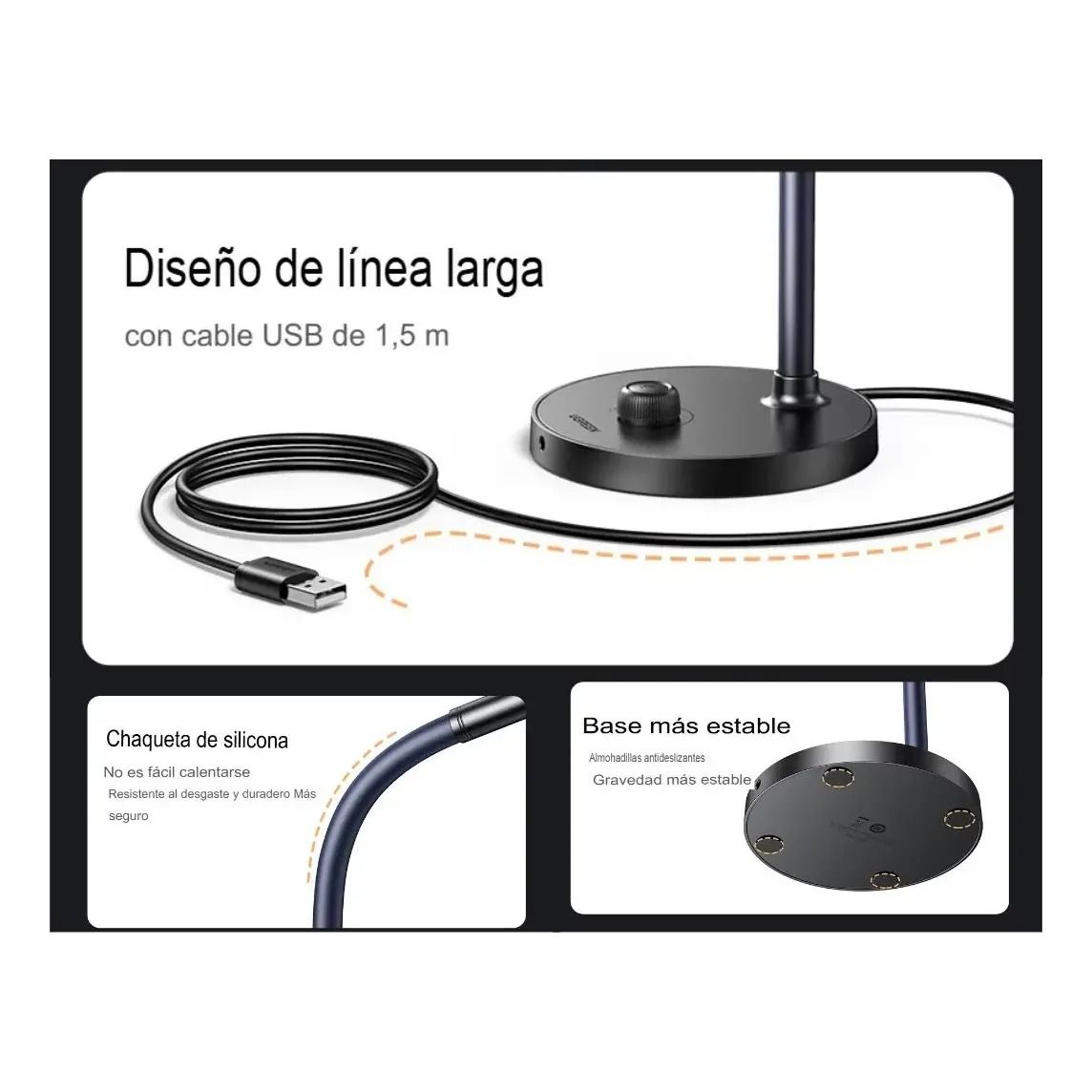 MIcrofono USB de escritorio — imagen 3