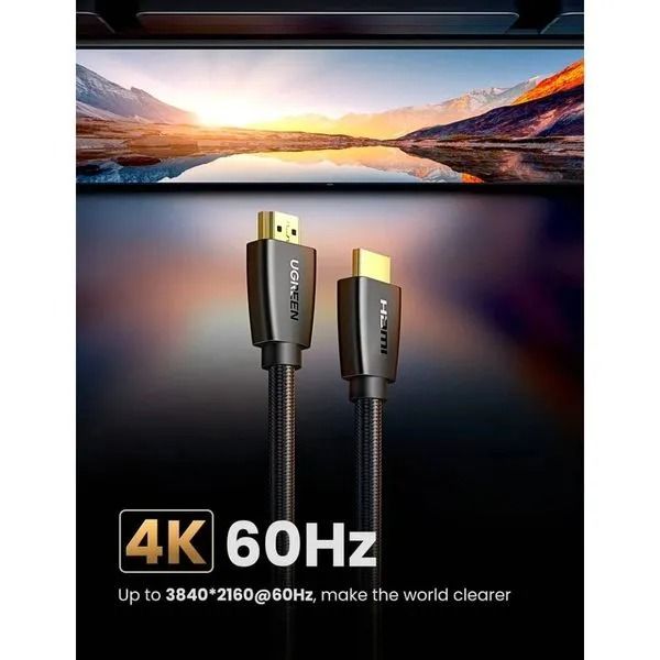 Cable HDMI UGREEN de  Macho A Macho 8m negro — imagen 4