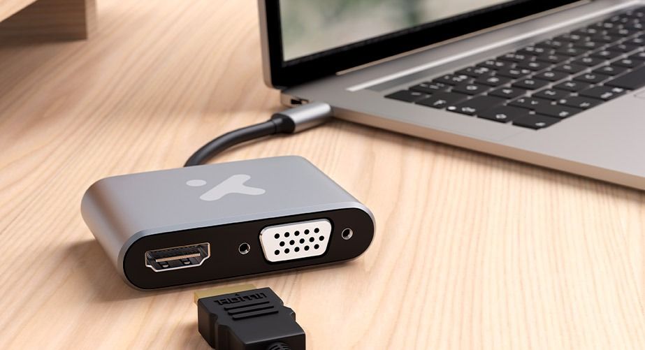 Adaptador Multipuerto Xtech XTC-542 2 en 1 USB-C a HDMI 4K + VGA — imagen 2