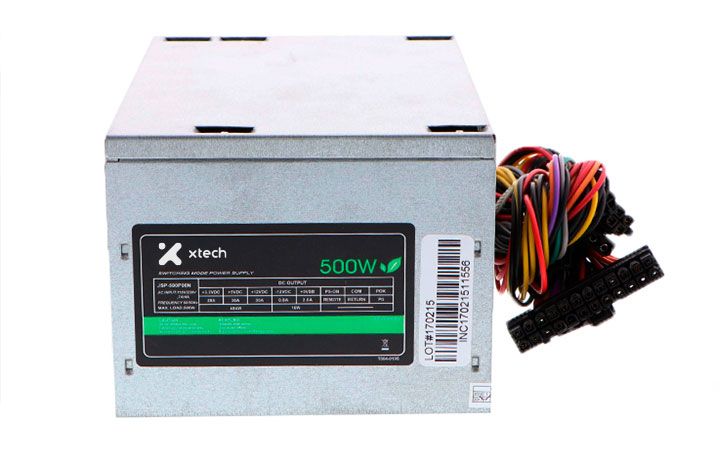 Fuente poder 500w 20 + 4 pines — imagen 2