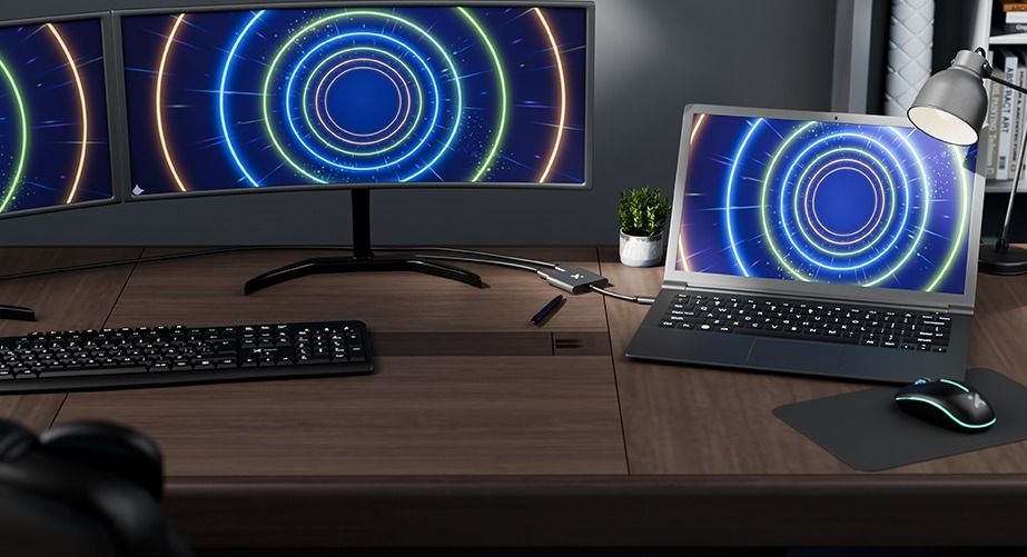Adaptador Xtech XTC-548 USB-C a Doble HDMI 4K (Dual Display) — imagen 4