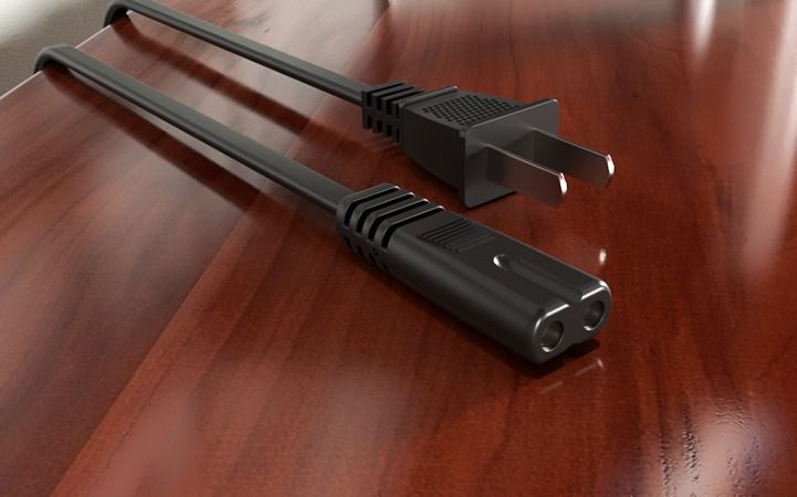 Cable de corriente poder para cargador Impresora, Laptop 6pies — imagen 2