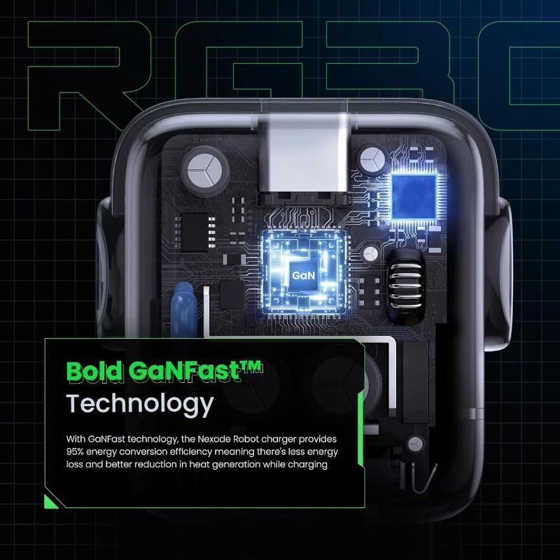 Adaptador corriente mini robot Usb-c carga rápida 30w gris Ugreen — imagen 8
