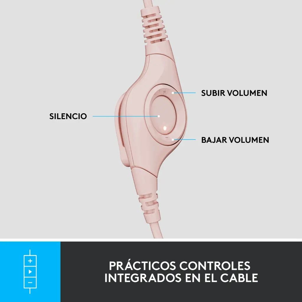 Audifono  c/micro usb 2.0 rosa — imagen 4