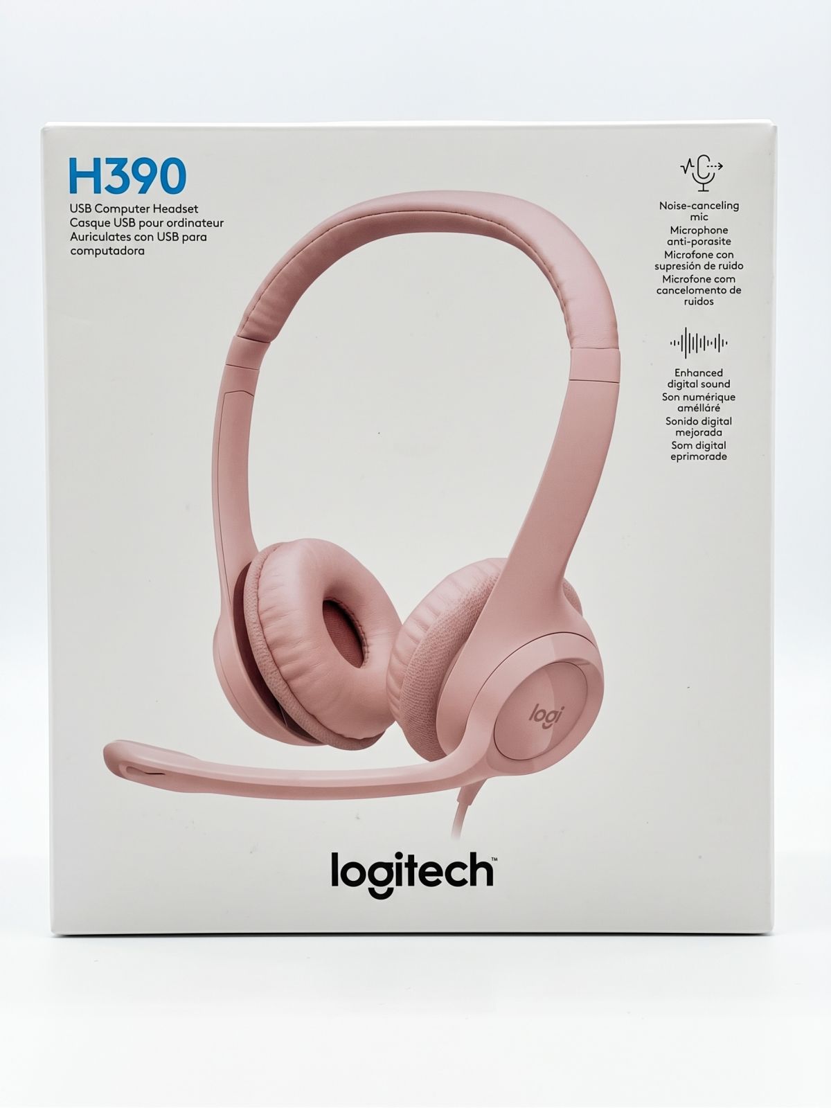 Audifono  c/micro usb 2.0 rosa