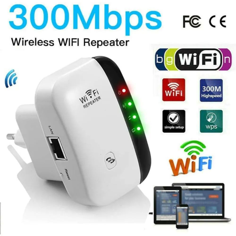 Repetidor y Extensor de Cobertura Wi-Fi Inalámbrico 300 Mbps — imagen 5