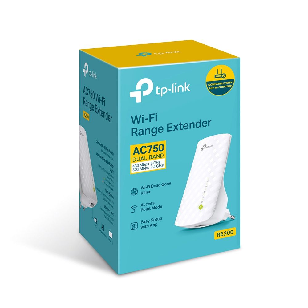 Repetidor extensor de Rango Wi-Fi TP-Link RE200 AC750 Doble Banda — imagen 8