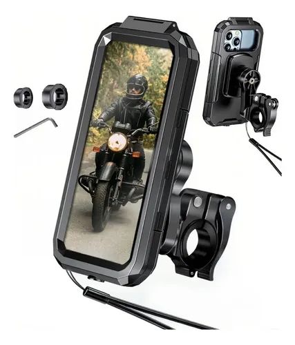 Soporte para Celular para Moto, Bicicleta y Scooter con Bloqueo Automático One-Touch 360° — imagen 2