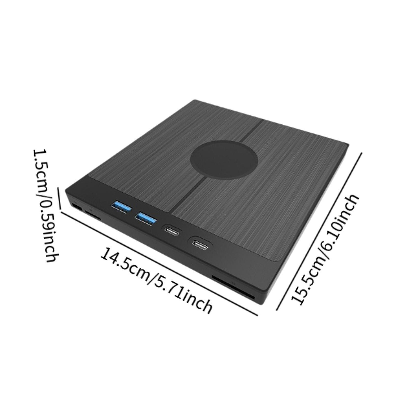 Lector y Grabador de CD-DVD Externo Multifuncional — imagen 2