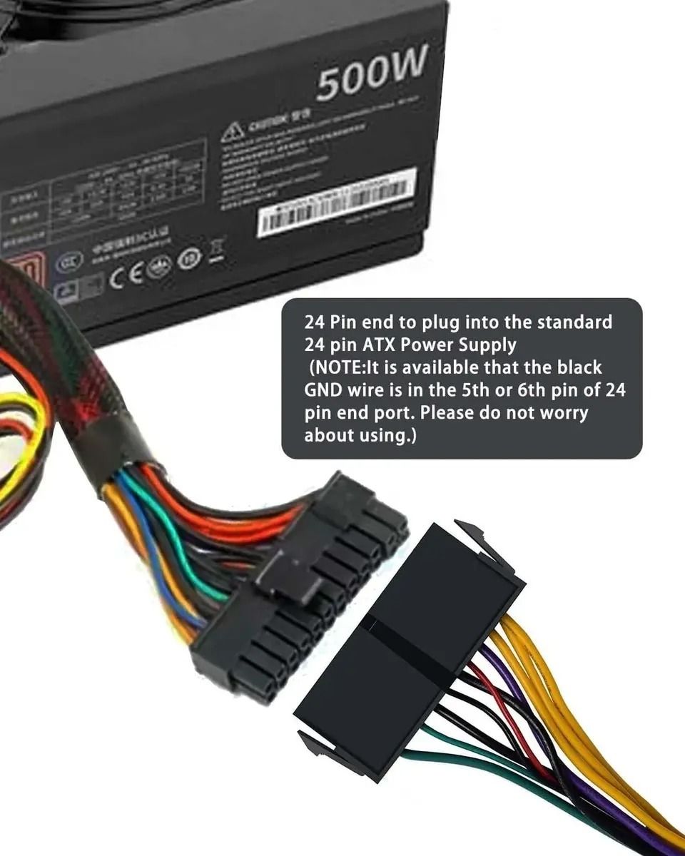Convertidor de Fuente de Poder ATX 24 Pines a 6 Pines — imagen 5