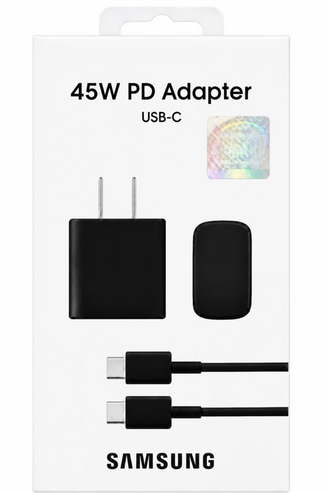 Cargador de Pared Rápido Samsung 45W USB-C Power Delivery con Cable Tipo-C a Tipo-C