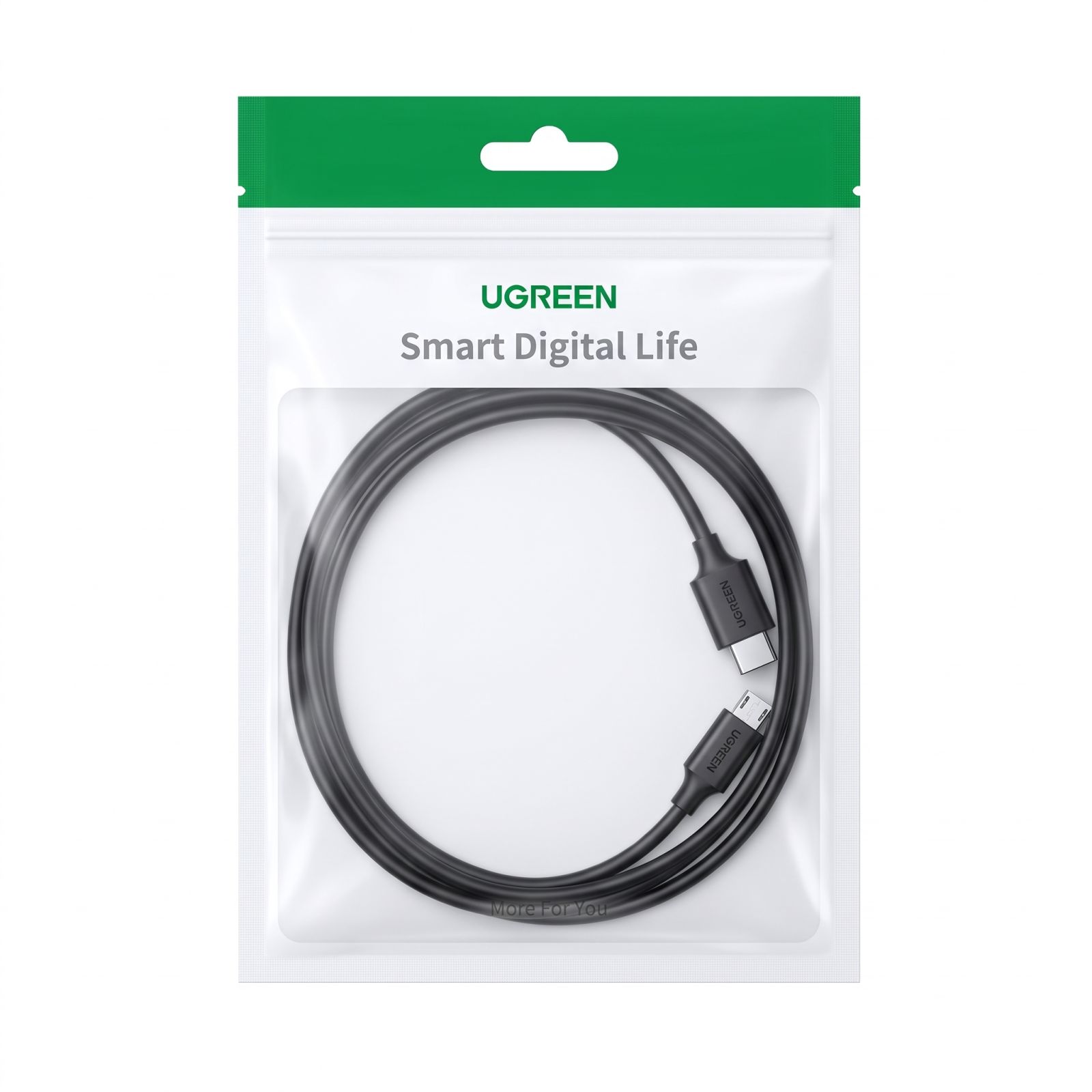 Cable USB-C a Micro-B 3.0 UGREEN 20103 Macho a Macho de 1 Metro