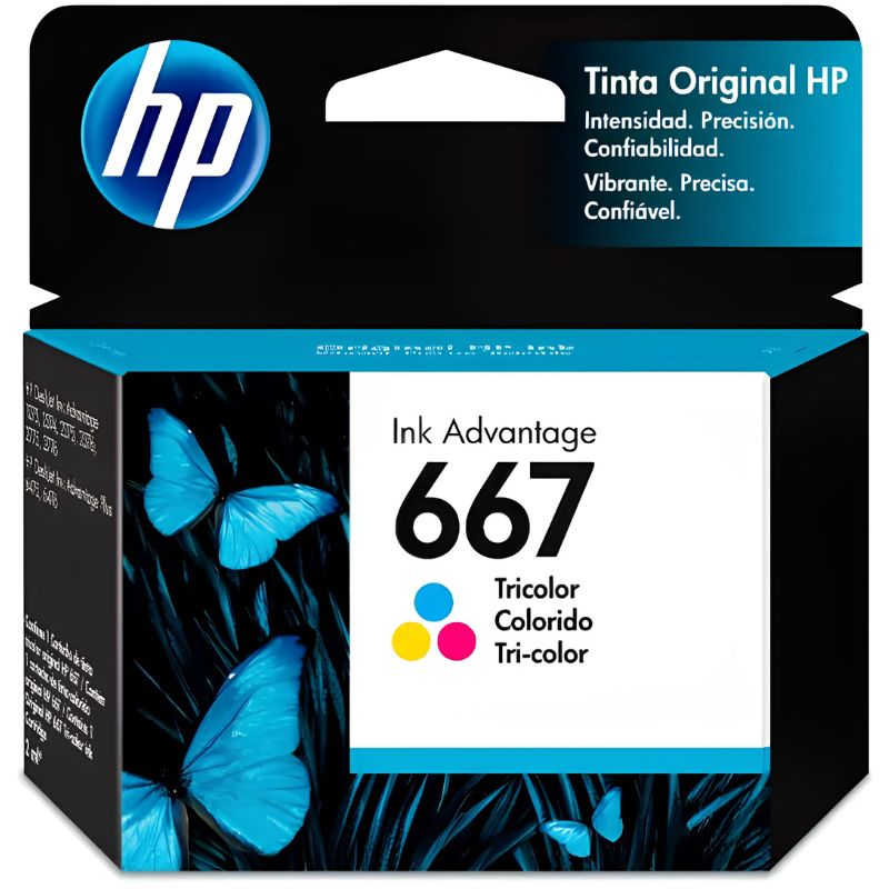 CARTUCHO HP 667 Tricolor HP