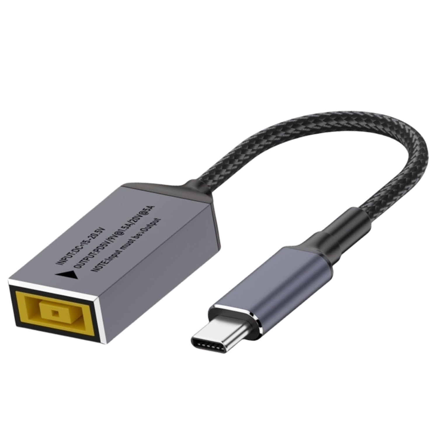Adaptador de Corriente Lenovo Slim Tip (Punta Cuadrada) Hembra a USB-C Macho Lenovo