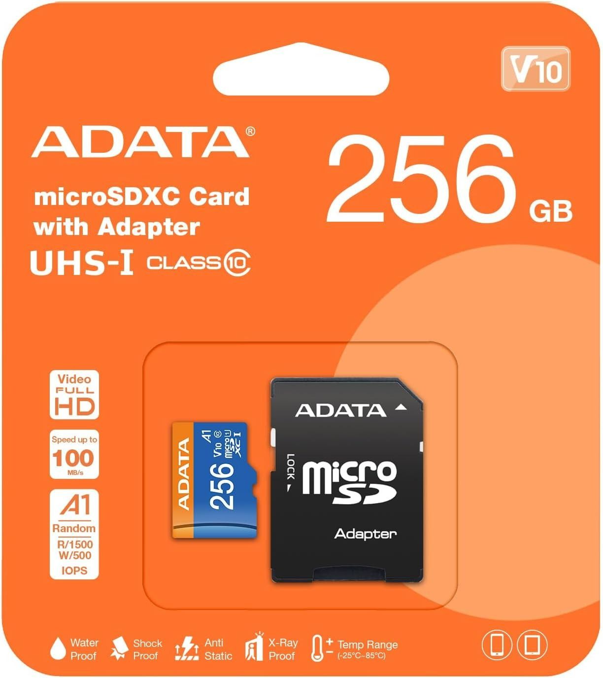 Memoria MicroSD 256gb ADATA V10 ADATA