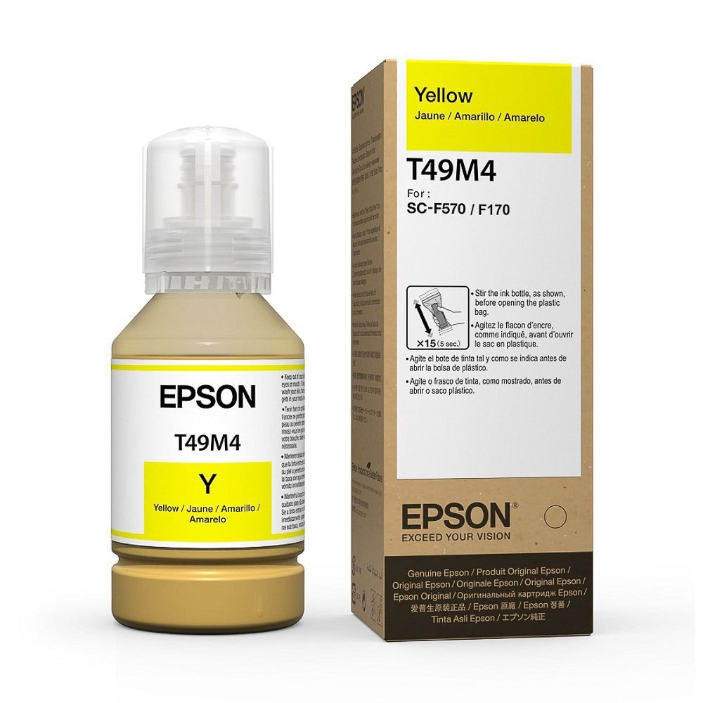 Bote de Tinta Epson-Yellow para sublimación T49M4 SC F570/F170