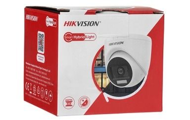 HIKVISION Cámara de seguridad tipo Domo 3K, con audio y doble iluminación.