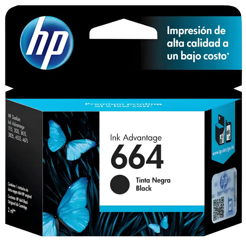 CARTUCHO HP 664 NEGRO