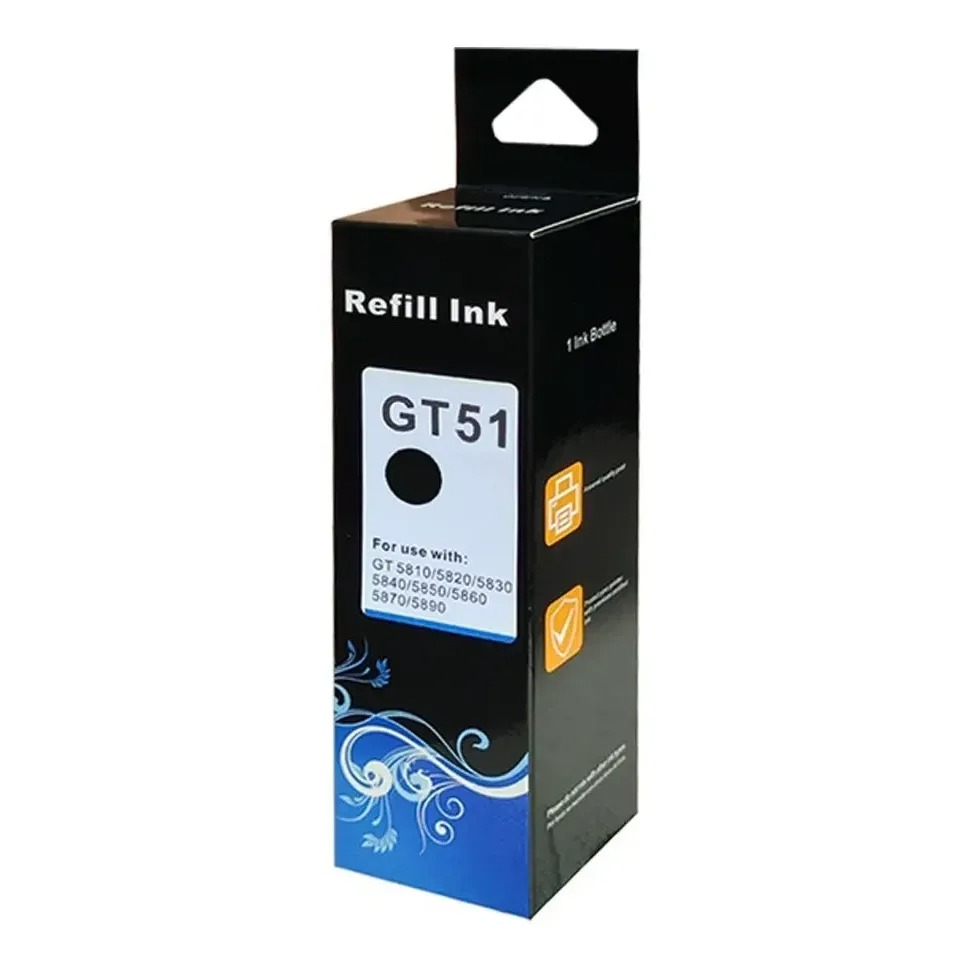 Tinta Alternativa Para Impresora Hp GT51 GT52