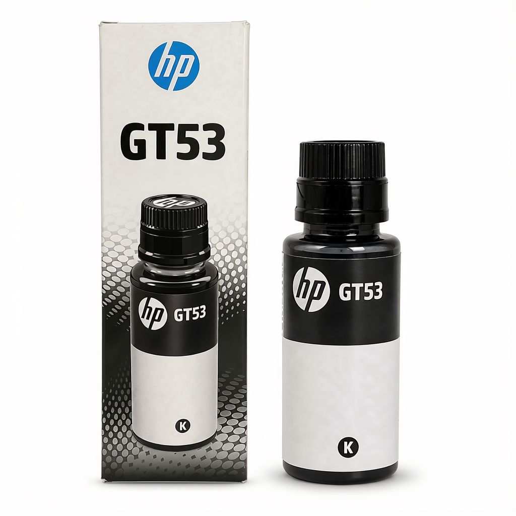 Botella de Tinta Original HP GT53 Negra (90 ml) para Impresoras HP Ink Tank y Smart Tank