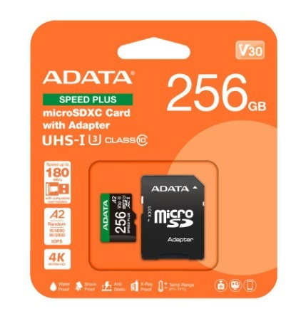 Memoria MicroSD ADATA 256gb Speed Plus V30 ADATA