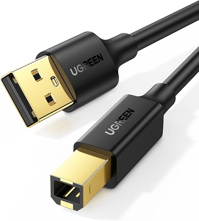 Cable datos Ugreen de impresora USB-A a USB-B 5M