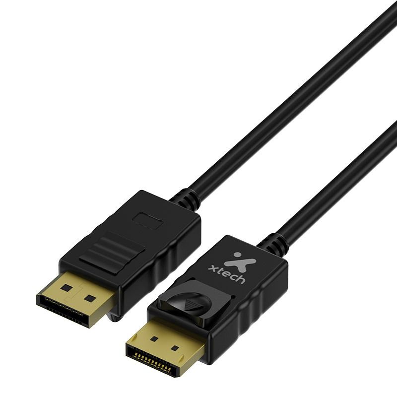Adaptador DisplayPort macho a macho XTECH