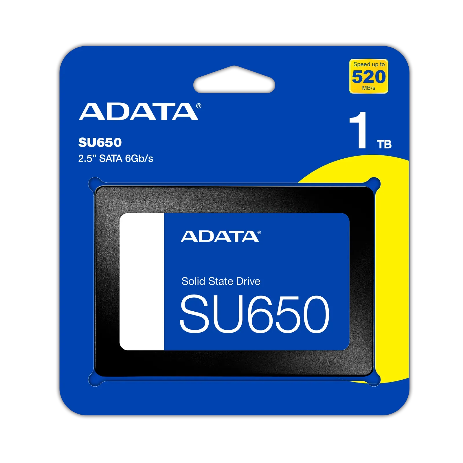 Unidad de estado sólido (SSD) ADATA Ultimate SU650 de 1 TB.