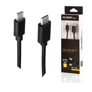 ARG-CB-0065-2 Cable Tipo-C a Micro USB Argom Tech
