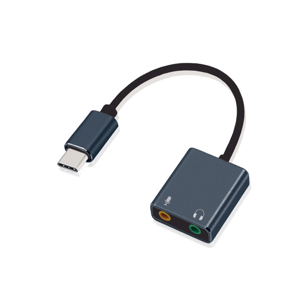 Adaptador de sonido 3D estéreo USB tipo C de ArgomTech.