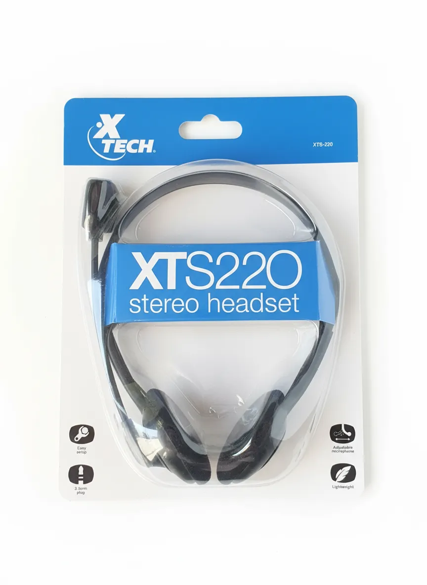 Auriculares XTS-220 con micrófono.