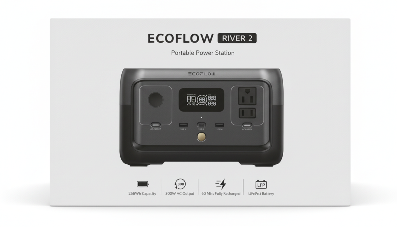 Estación de energía portátil EcoFlow RIVER 2.