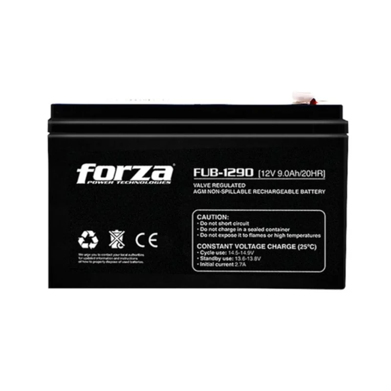 Batería de plomo ácido sellada Forza FUB-1290.