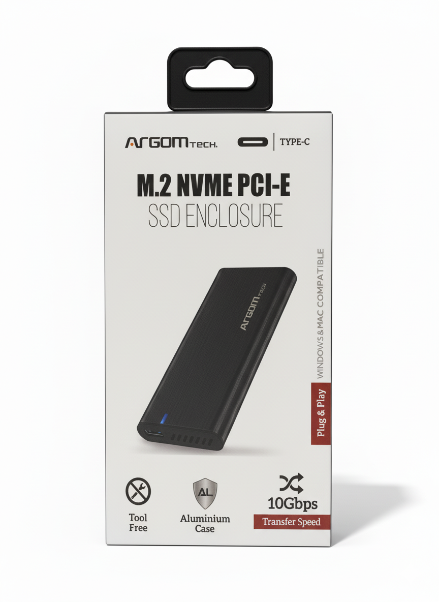 Enclosure Argom Tech M.2 NVMe PCI-E SSD.